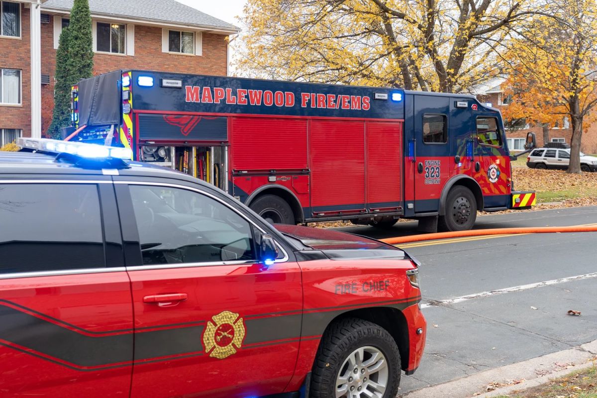 Maplewood Firefighters Extinguish Apartment Fire