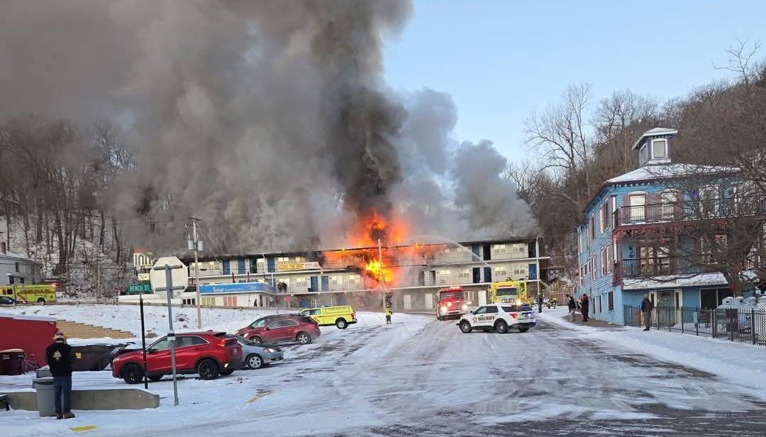 Massive Fire Guts Taylors Falls Motel