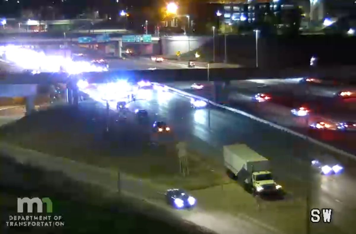 Motorcyclist Dies in Crash on Northbound I-35W in Minneapolis