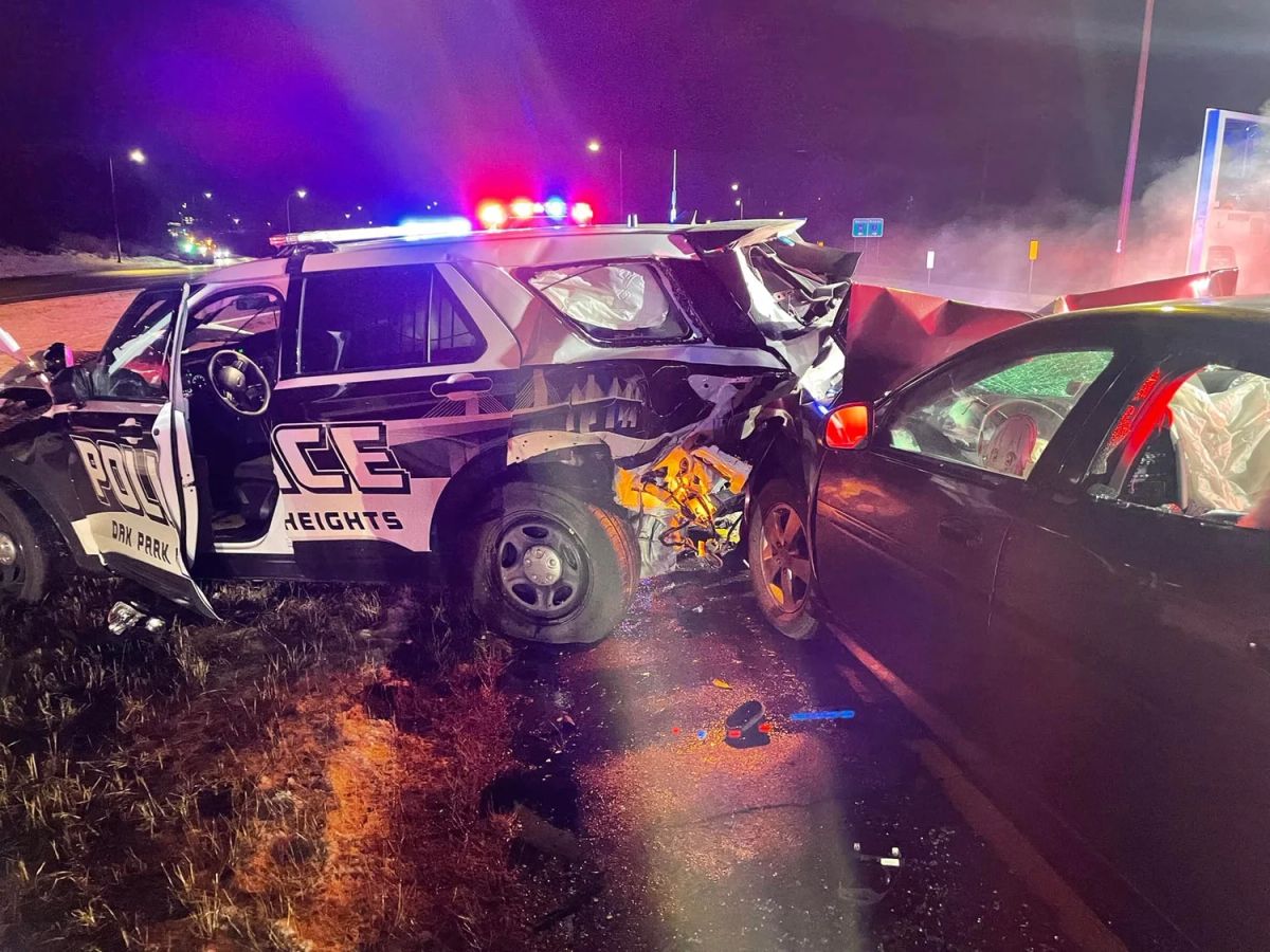 Woman Who Struck Oak Park Heights Squad Appears in Court